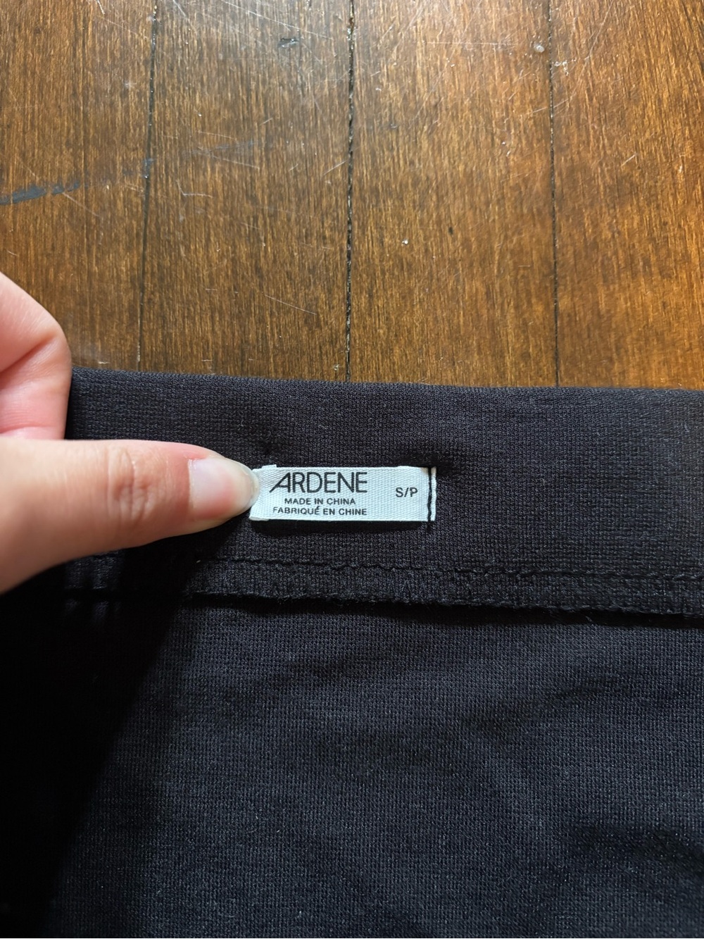 Ardene Black Stretch Mini Skirt - Picture 3 of 3